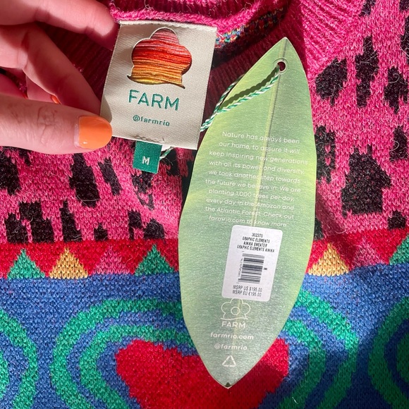 NWT farm rio ainika sweater , size medium - Picture 3 of 4